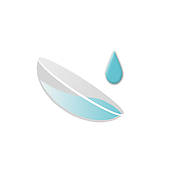 Contact Lenses Stock Illustrations.