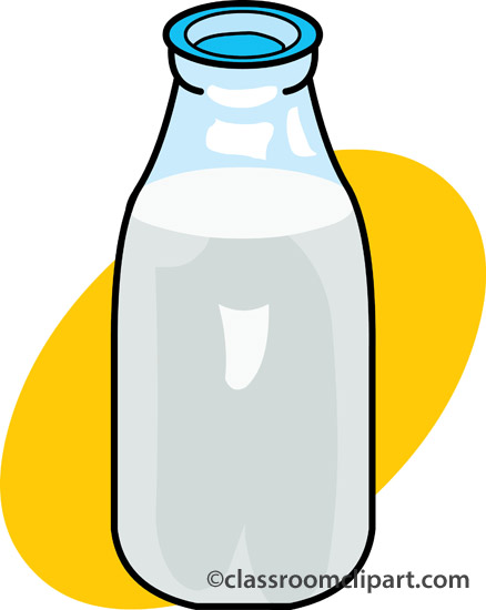 Milk containers clipart.