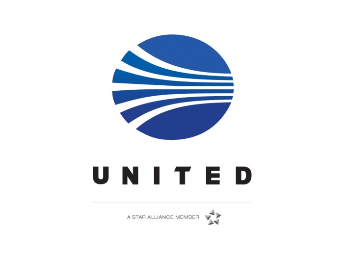United Airlines Logo clipart.