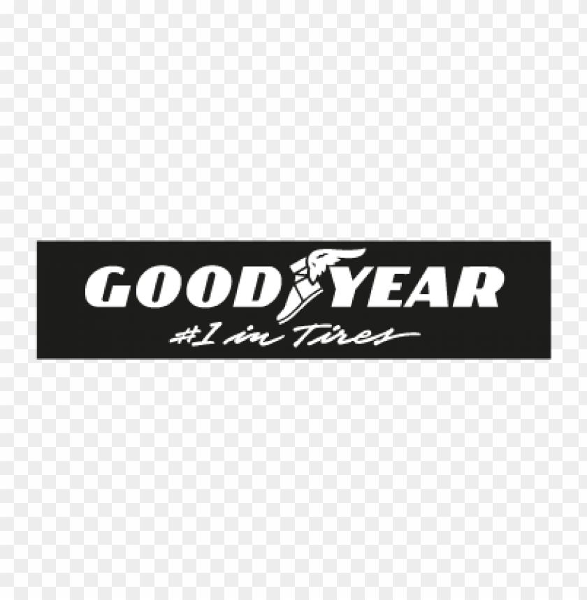 goodyear #1 in tires logo vector free download.