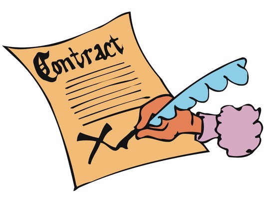Contracts Clip Art.