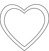 Heart coloring pages.