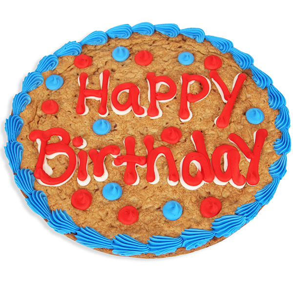 Happy Birthday Cookie Cake.