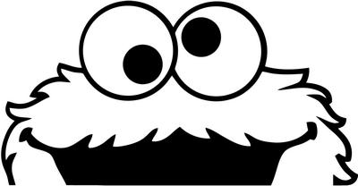 564 Cookie Monster free clipart.