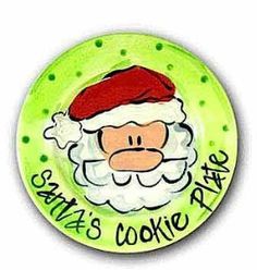 Fun Christmas cookie plate!.