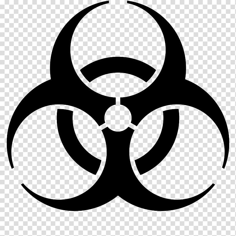 Biohazard sign illustration, Biological hazard Hazard symbol.