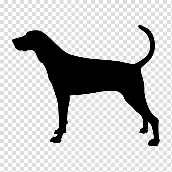 Cartoon Dog, Treeing Walker Coonhound, Redbone Coonhound.