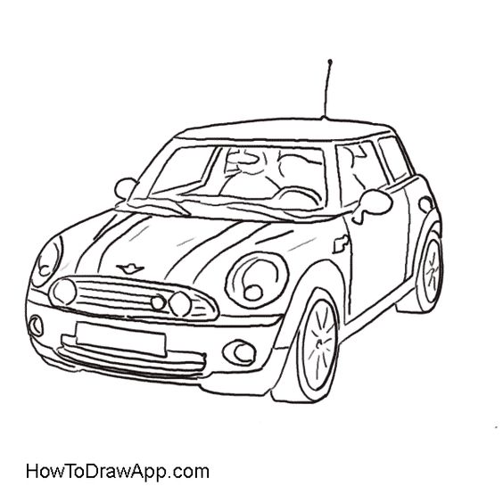 Cooper car clipart.