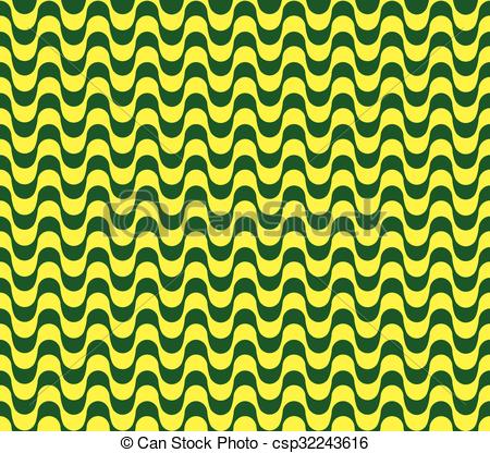 Vector Clip Art of Copacabana green yellow.