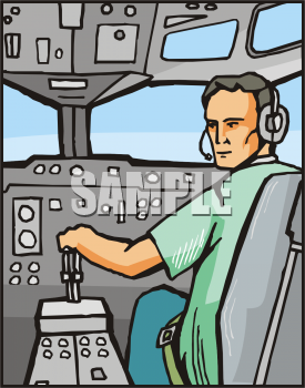 Royalty Free Pilot Clipart.
