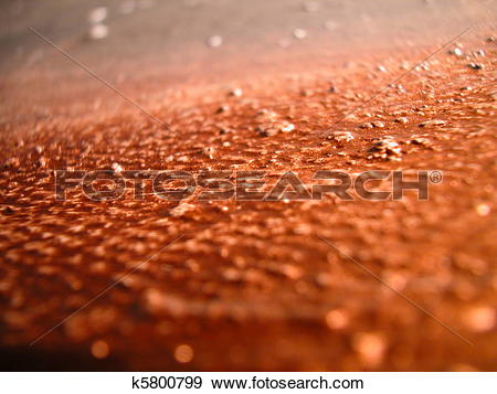 Stock Photograph of Silver and copper color on canvas k5800799.