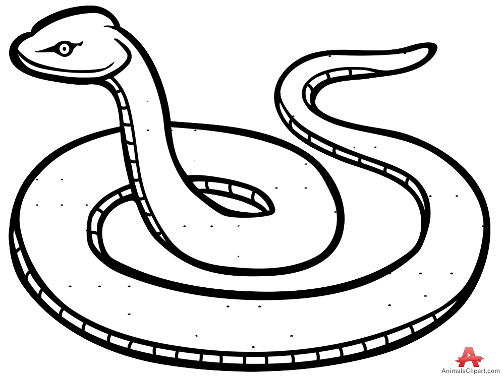 Copperhead snake clipart.