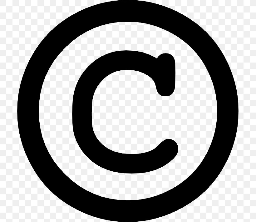 Copyright Symbol Logo Copyright Notice, PNG, 709x710px.