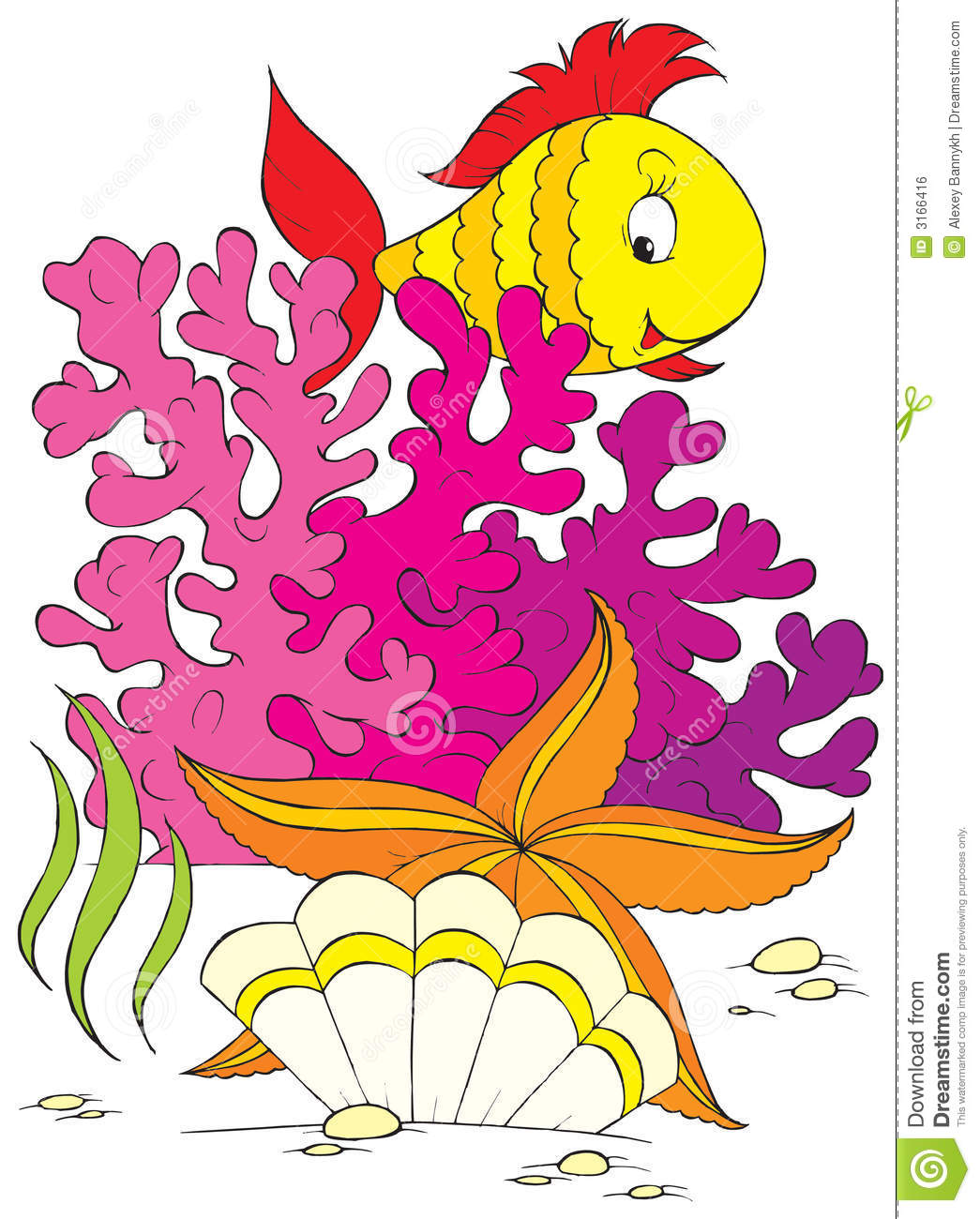 Coral reef clipart free » Clipart Station.