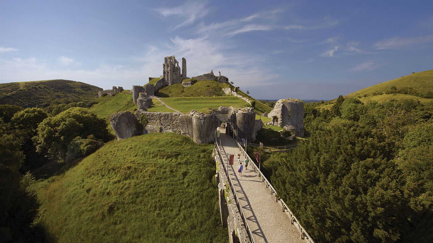 Corfe Castle.