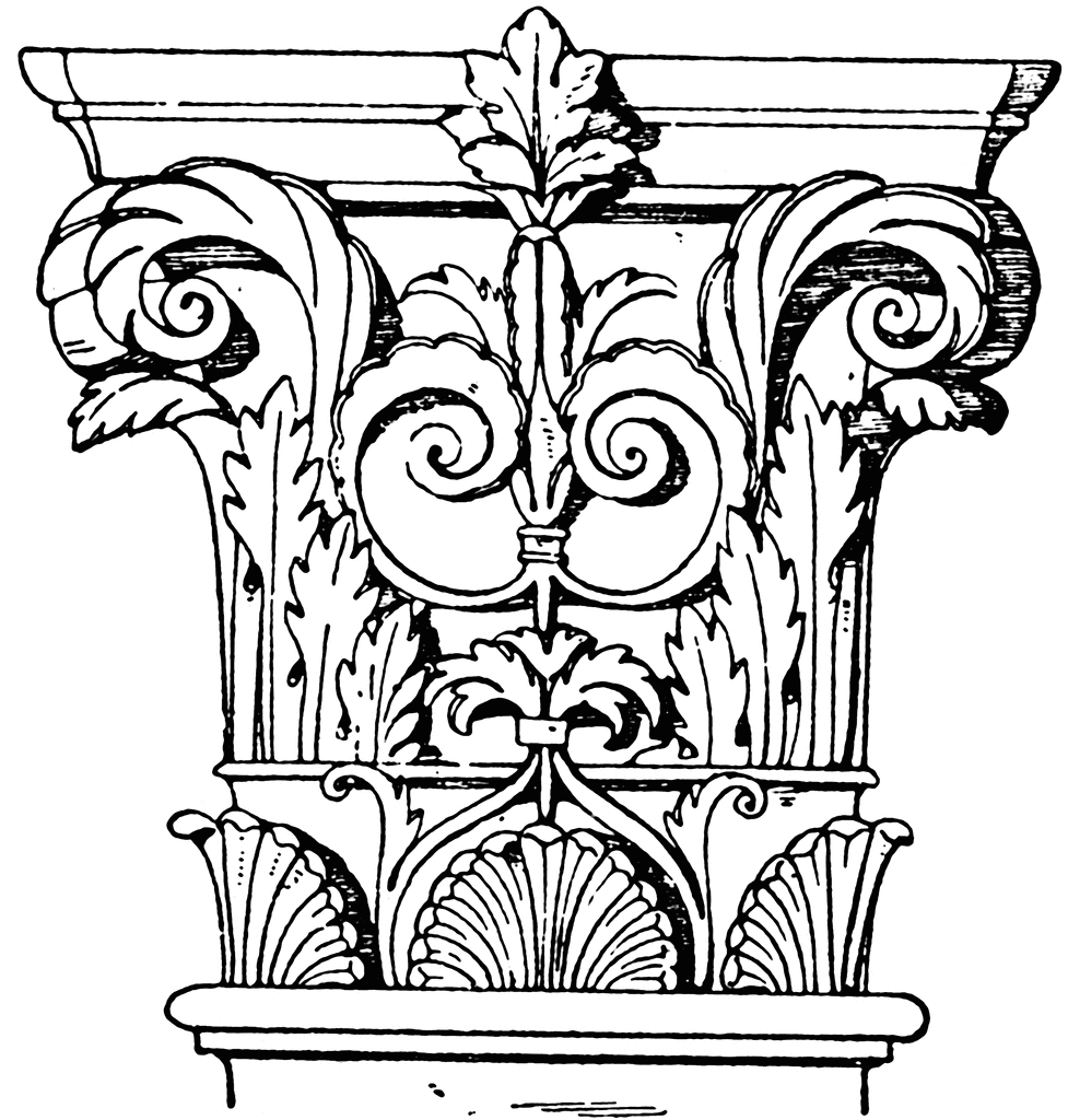 Corinthian Pilaster Capital.