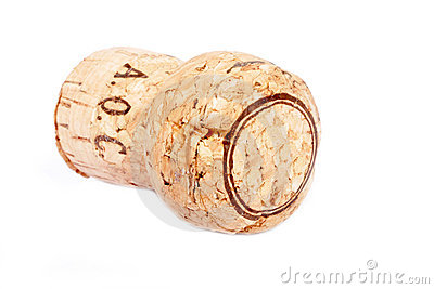 Sparkling Wine Cork Royalty Free Stock Photo.