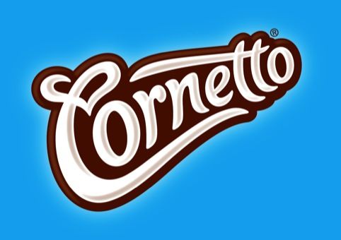 The new Cornetto logo designed by Carter Wong.