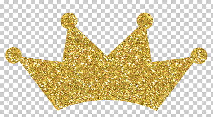 Etiqueta calcomanía dorada corona, princesa corona dorada.