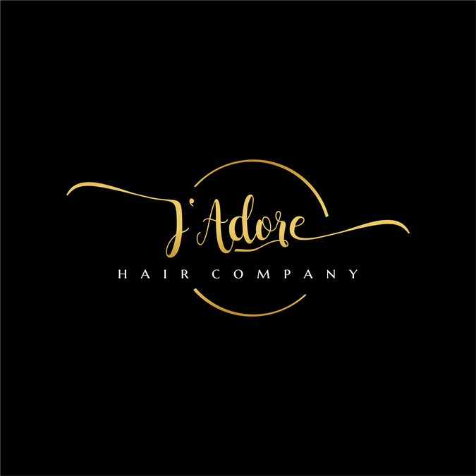 Hair Extensions & Cosmetics Logo (J\'Adore Hair Company.