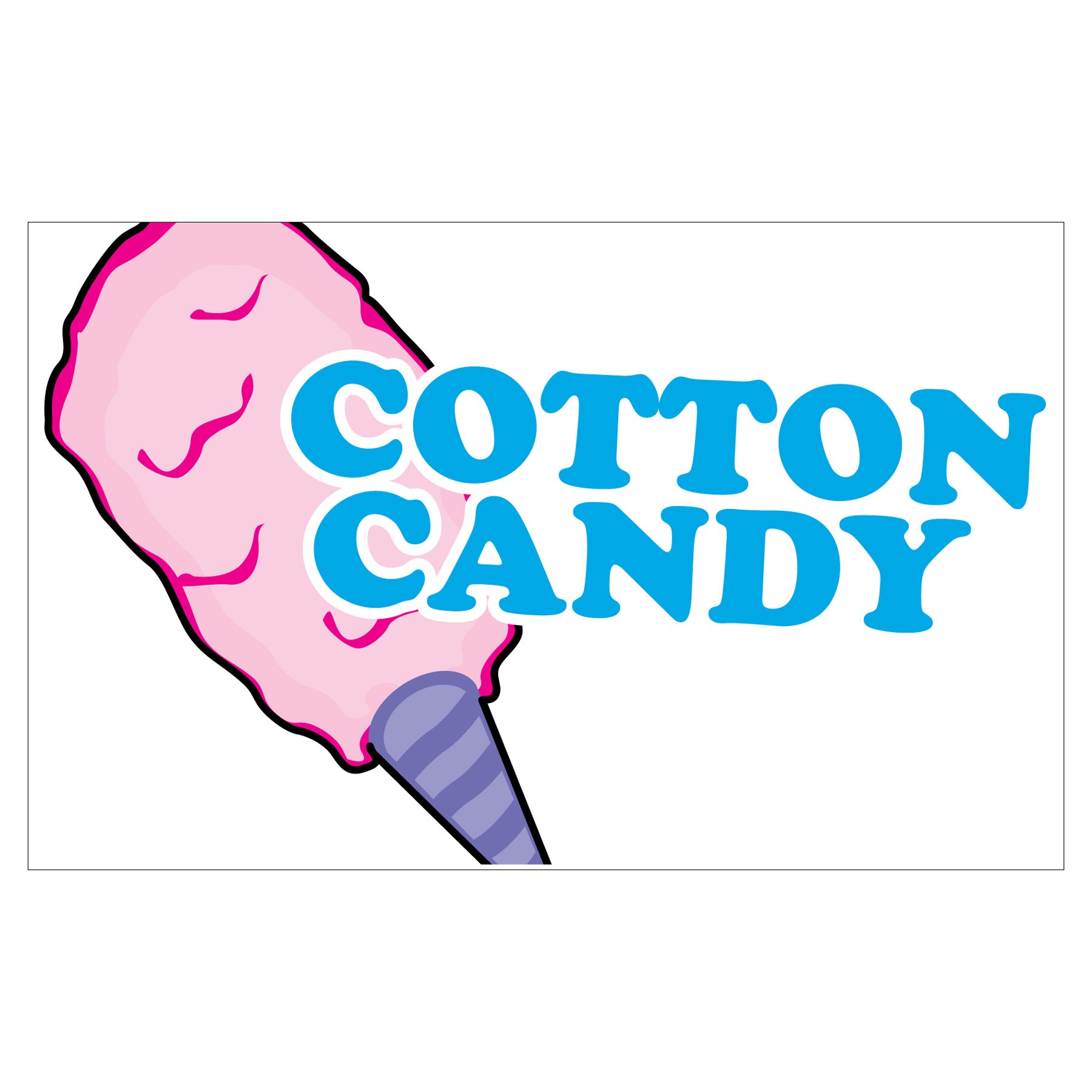 Cotton Candy Clipart.