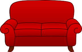 Clip Art Green Couches Clipart.