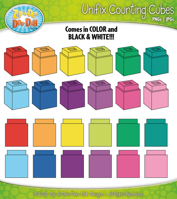 Counting Cubes Clipart.
