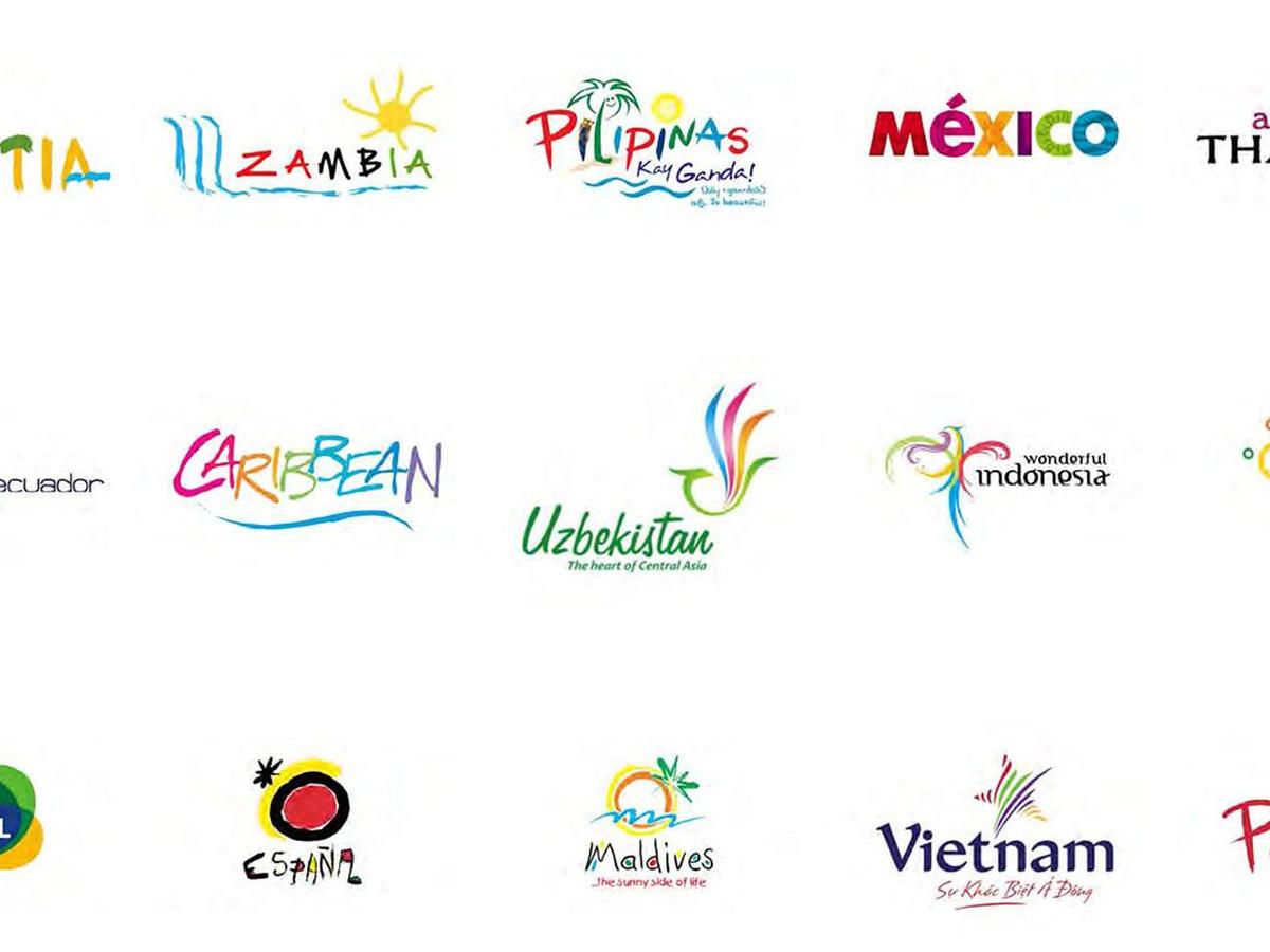 Countries need better logos and branding than these.