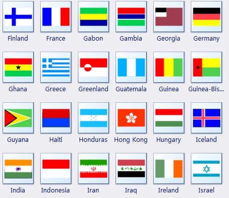 Country Flags Clipart.