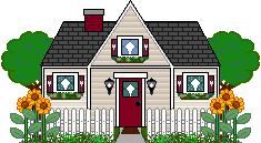 House in countryside clipart.