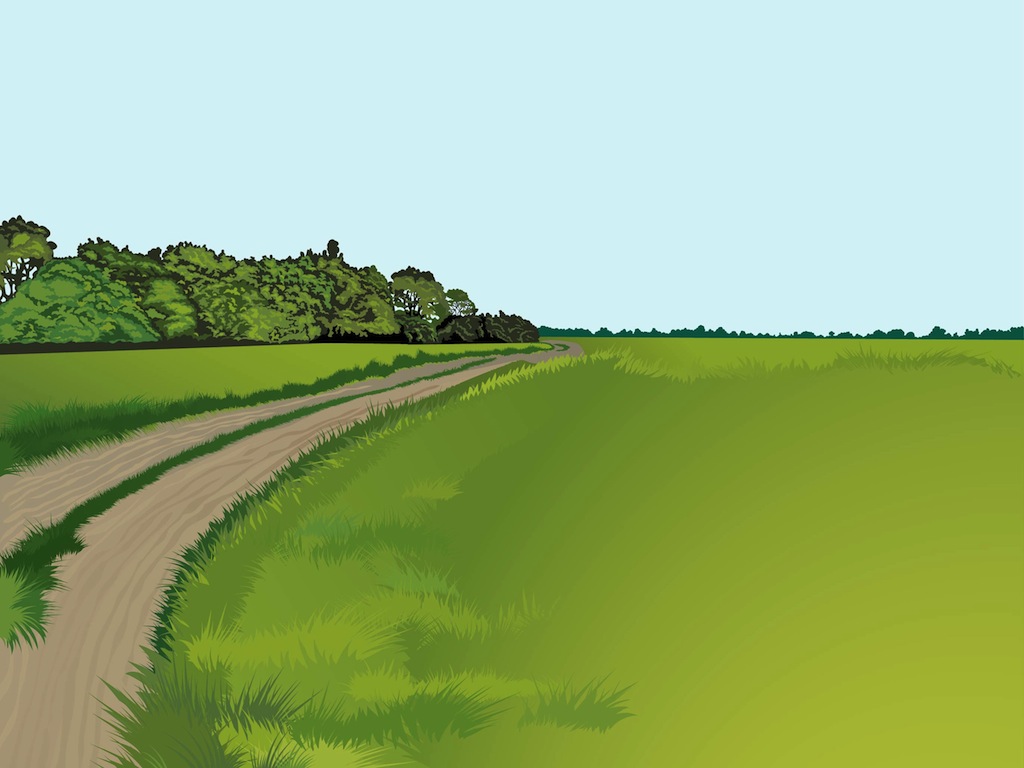 Country Road Clipart.