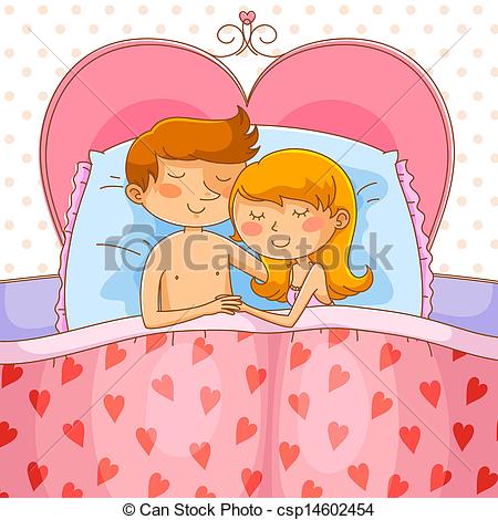 Couple in bed Vectors, Vector Clipart & EPS images.