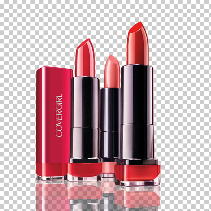 Lipstick Lip balm Cosmetics CoverGirl, red lips PNG clipart.