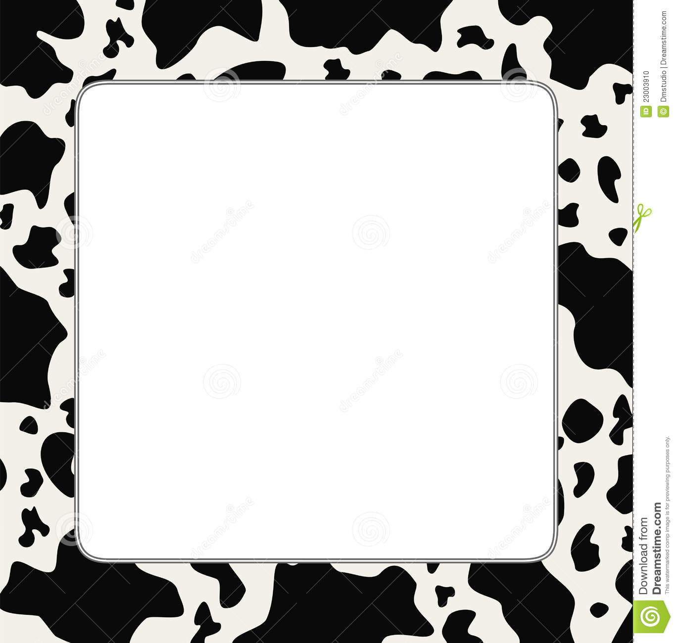 Cow Print Border: Clip Art, Page Border, And Vector, 42% OFF