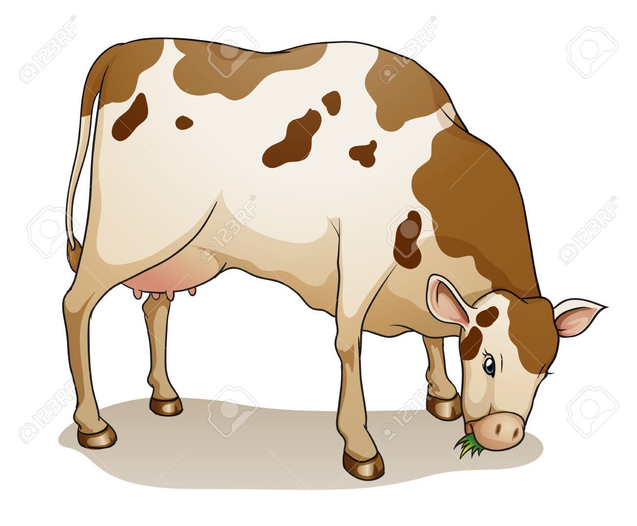 Cow grazing clipart 3 » Clipart Portal.