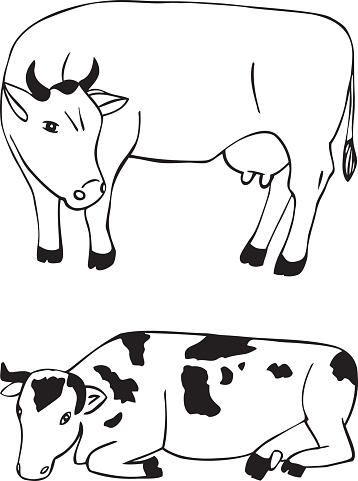 cow lying down clipart 10 free Cliparts | Download images on Clipground ...