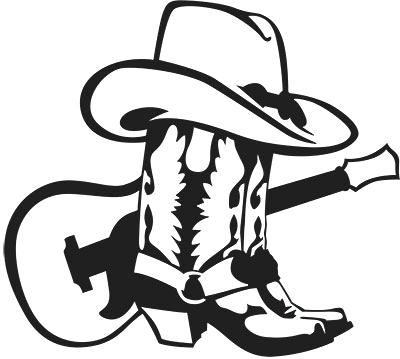 Cowboy boot and hat clipart 2 » Clipart Station.