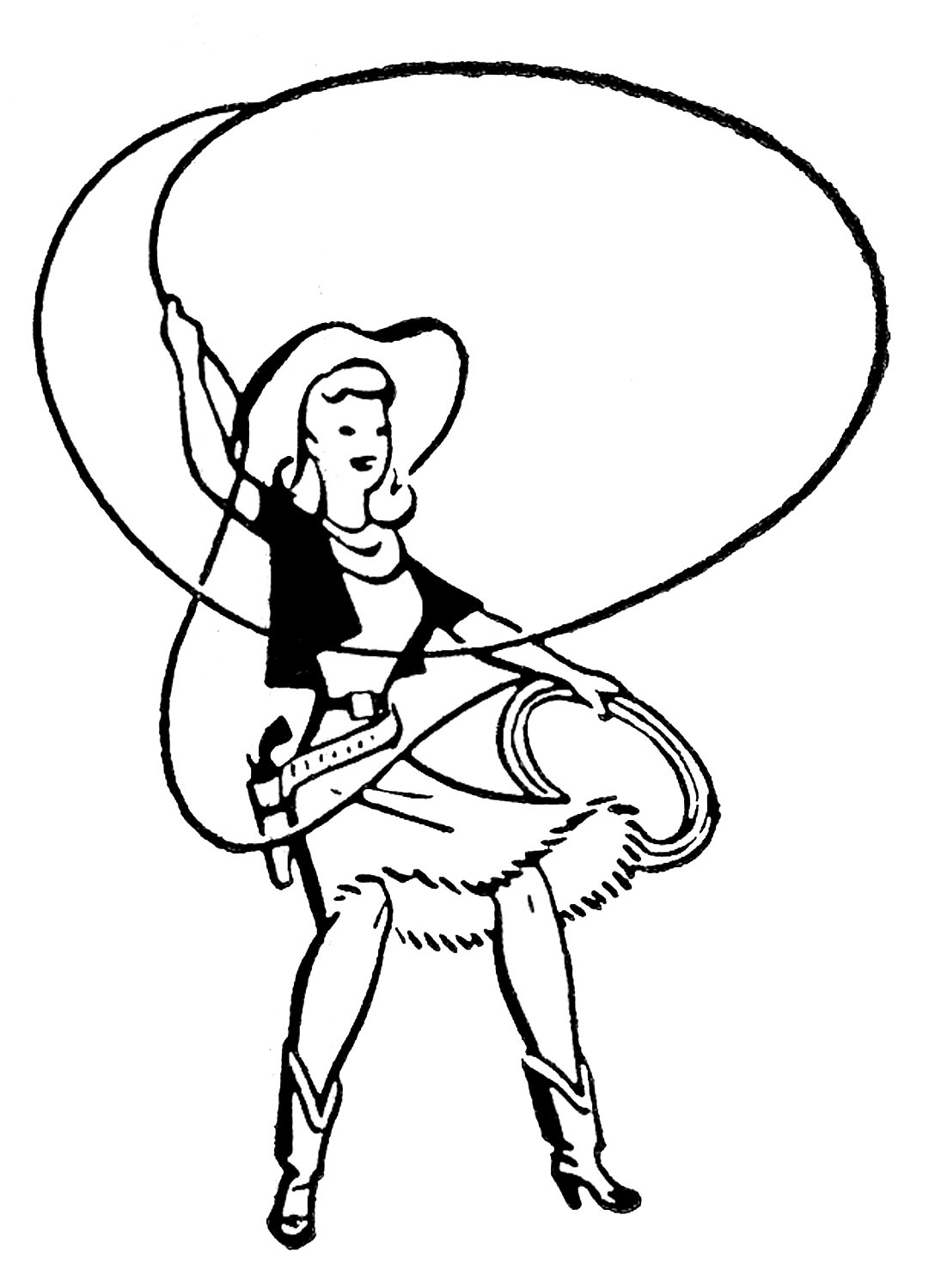 Free Cowgirl Cliparts, Download Free Clip Art, Free Clip Art.