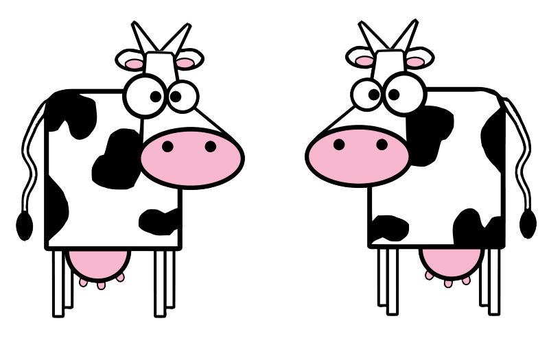 Cows clip art 2.