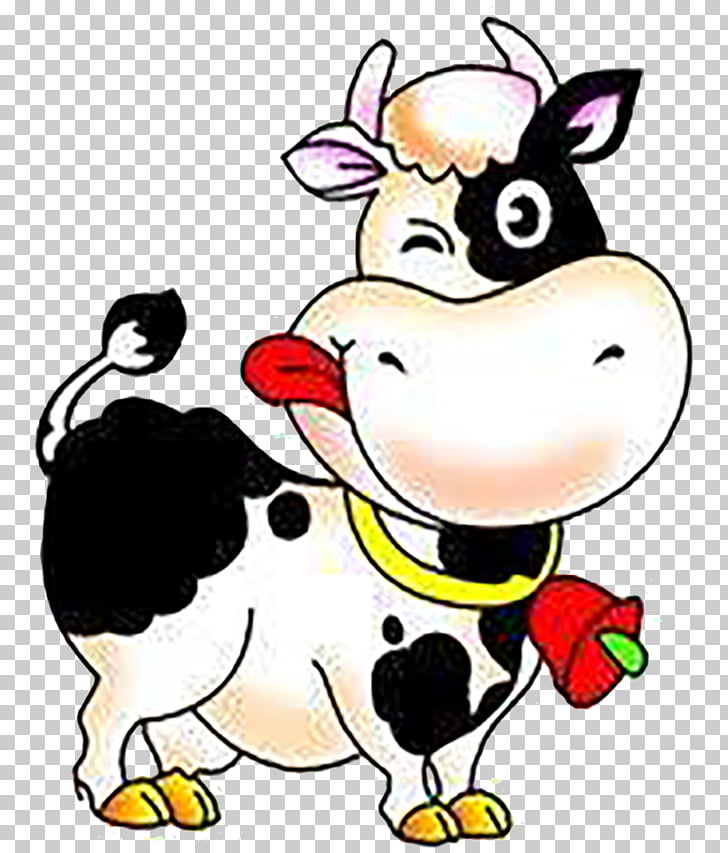 Cattle Drawing Animation , Painted cow tail PNG clipart.