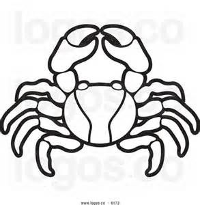 Crab Clipart Black And White.