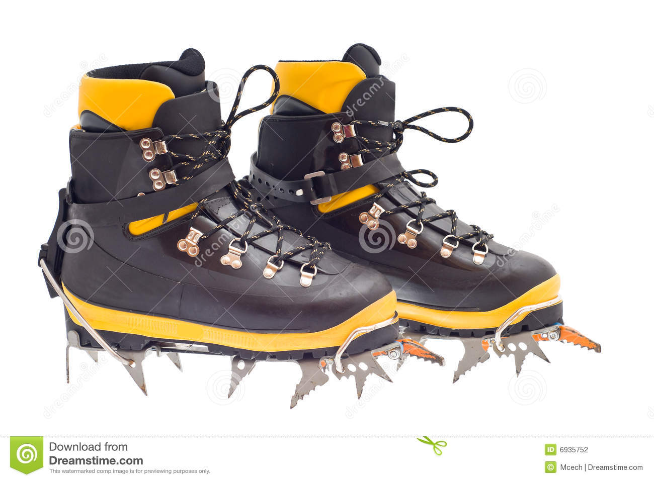 Hiking Boots Crampon Stock Photos, Images, & Pictures.