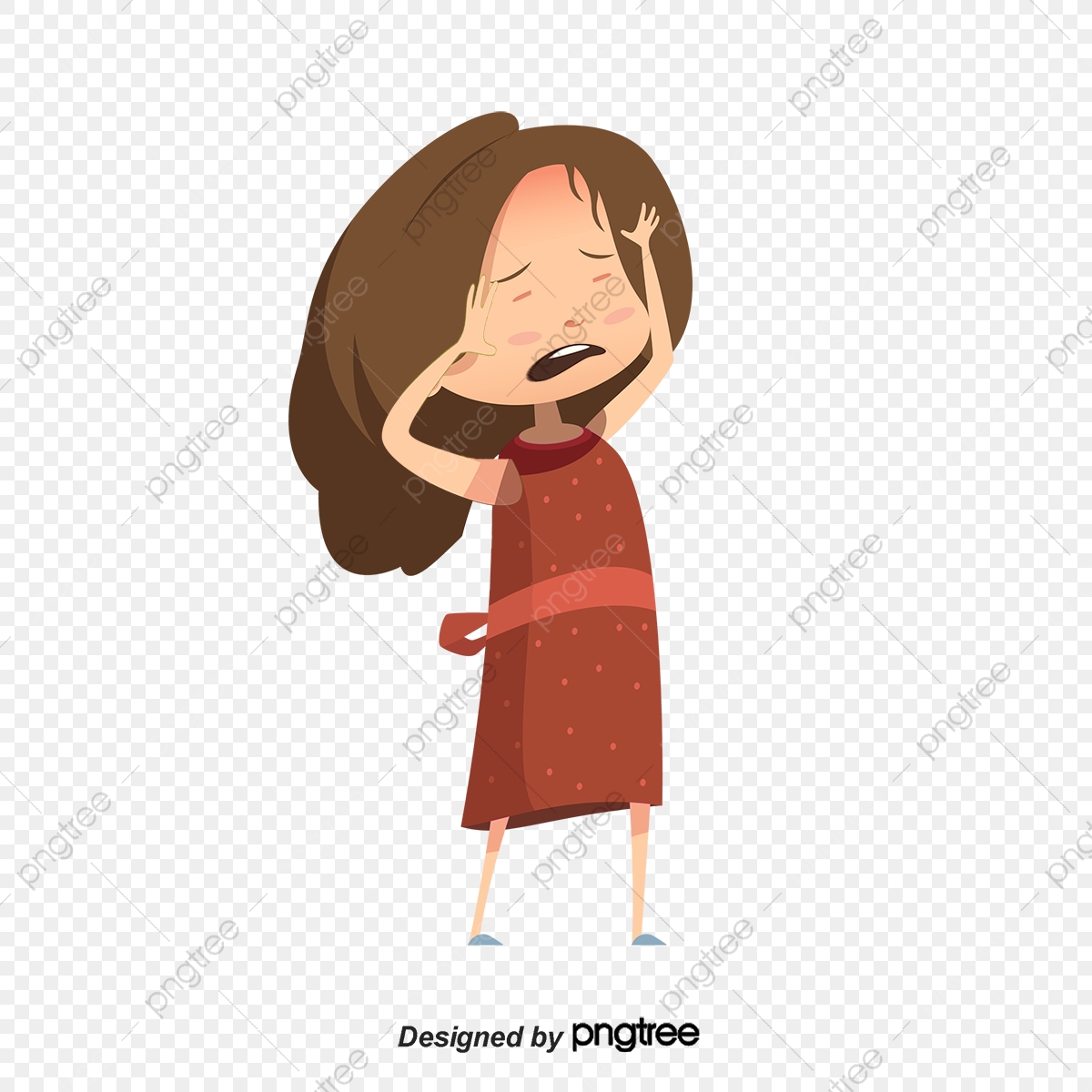 Crazy Girl, Girl Vector, Crazy, Girl PNG and Vector with Transparent.