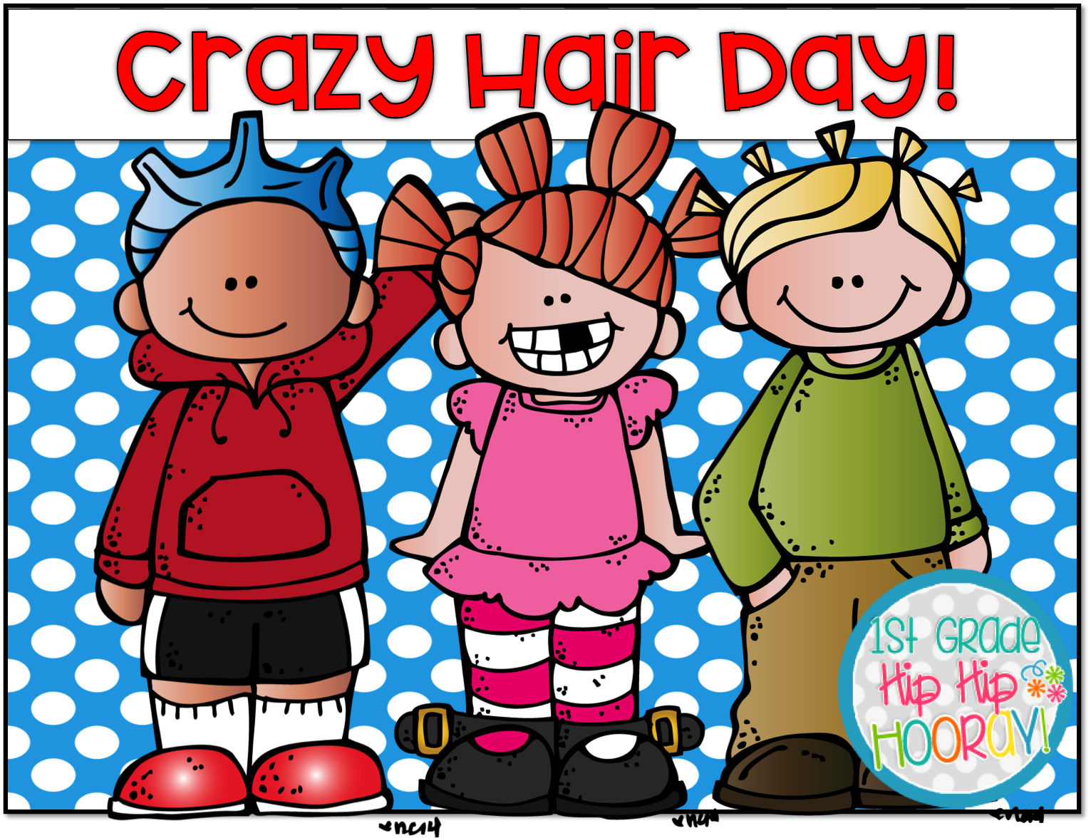 Crazy Hair Day Clip Art
