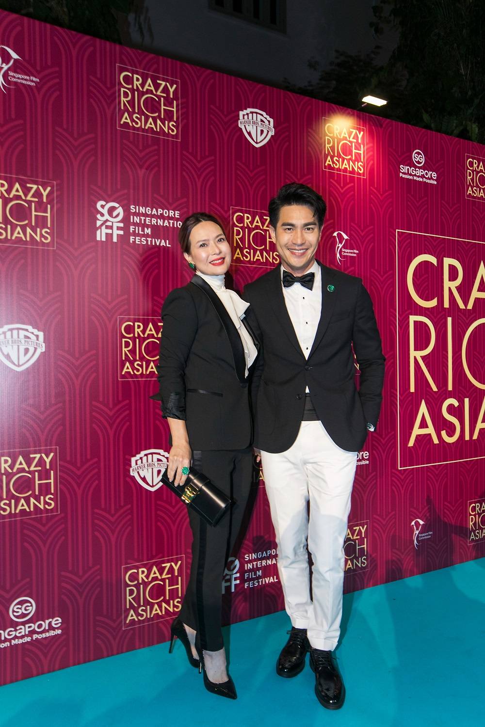 Glittery gowns, a gorgeous kebaya and a splendid sari at the Crazy.