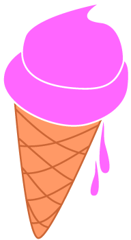 Melted Ice Cream Clipart.
