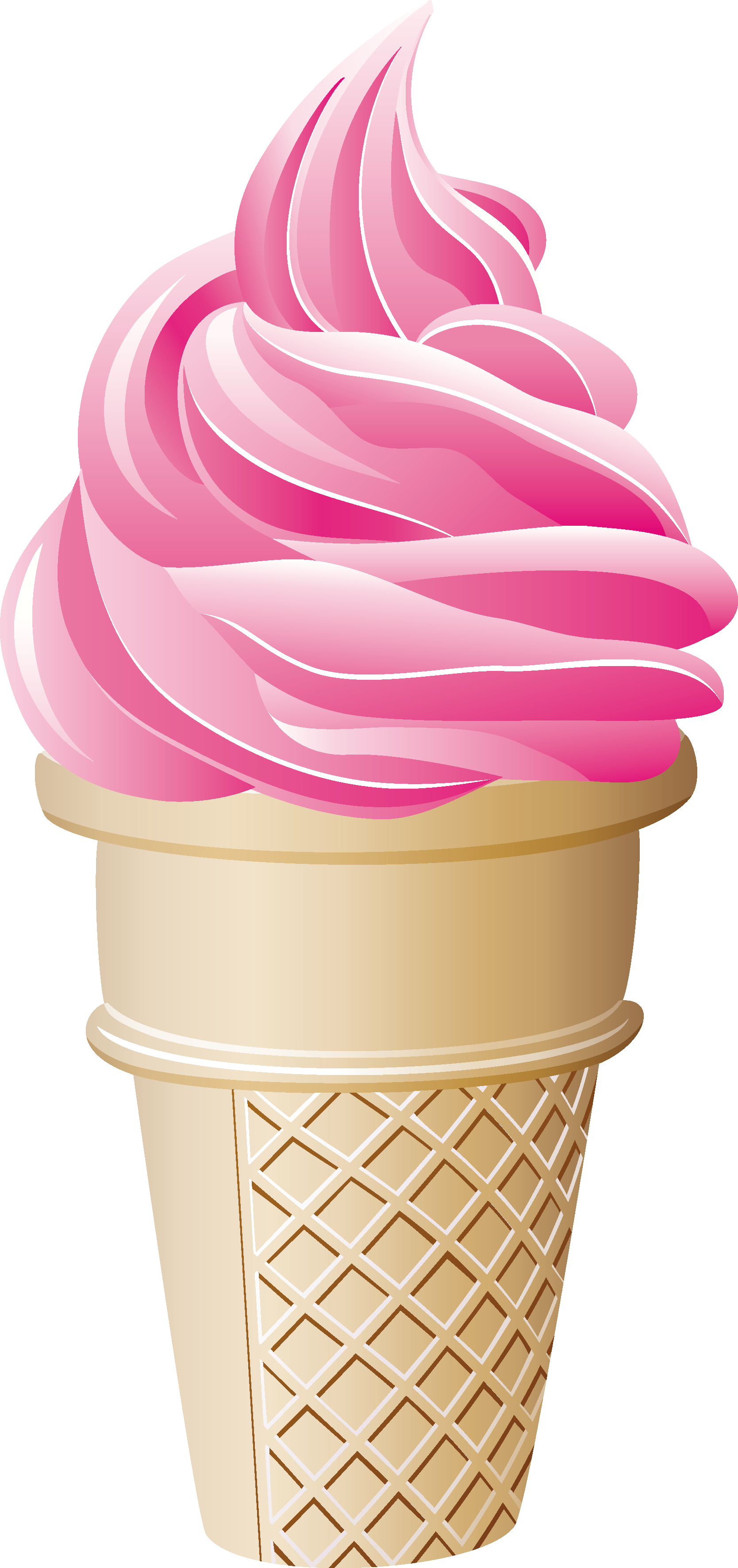 Ice Cream Cup Cornet PNG Picture.