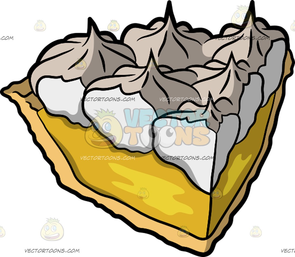 Lemon Meringue Pie Clipart.