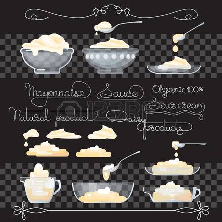 1,766 Cream Sauce Stock Illustrations, Cliparts And Royalty Free.