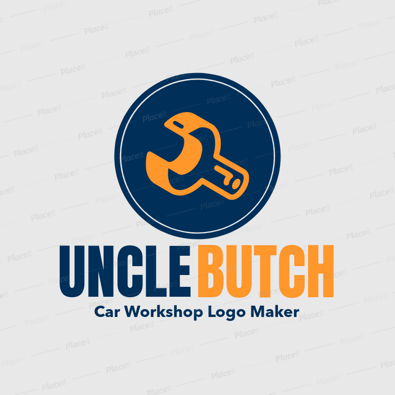 Car Workshop Online Logo Maker 1407.